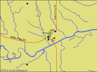 Stanton, Nebraska environmental map by EPA
