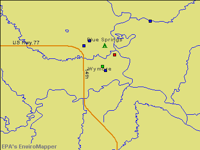 Wymore, Nebraska environmental map by EPA