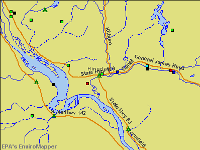 Hinsdale, New Hampshire environmental map by EPA