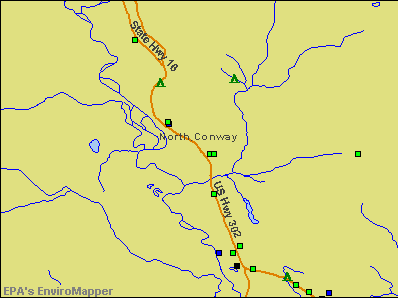 North Conway, New Hampshire environmental map by EPA