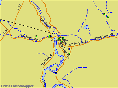 Woodsville, New Hampshire environmental map by EPA