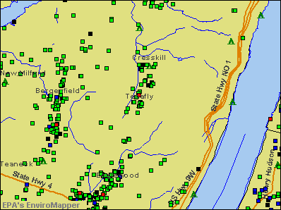 Tenafly, New Jersey environmental map by EPA