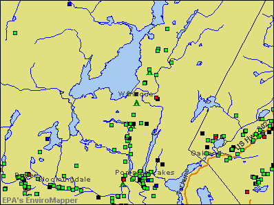 Wanaque, New Jersey environmental map by EPA