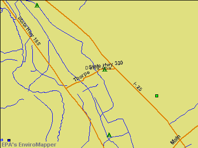 Dona Ana, New Mexico environmental map by EPA