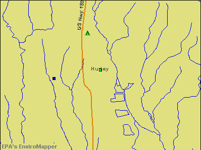 Hurley, New Mexico environmental map by EPA