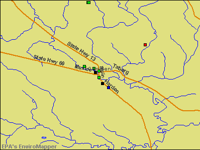 Camden, New York environmental map by EPA