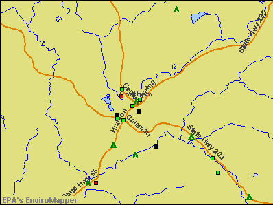 Chatham, New York environmental map by EPA