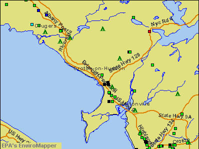 Croton-on-Hudson, New York environmental map by EPA
