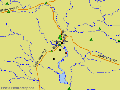 Dolgeville, New York environmental map by EPA