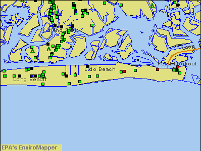 Lido Beach, New York environmental map by EPA