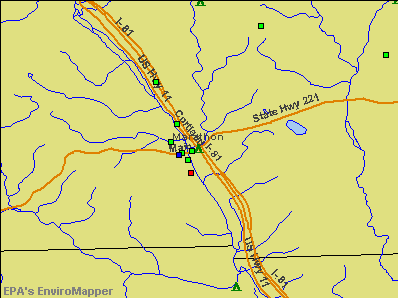 Marathon, New York environmental map by EPA