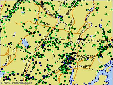 Mount Vernon, New York environmental map by EPA