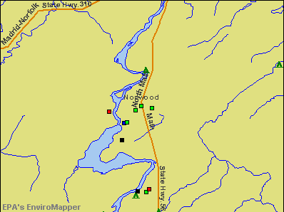 Norwood, New York environmental map by EPA