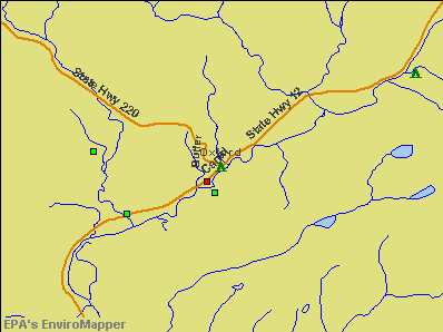 Oxford, New York environmental map by EPA