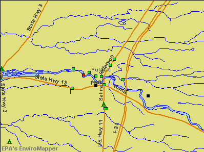 Pulaski, New York environmental map by EPA