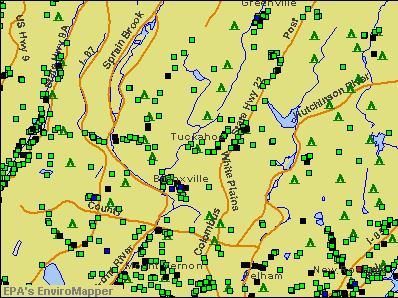 Tuckahoe, New York environmental map by EPA