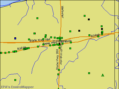 Webster, New York environmental map by EPA