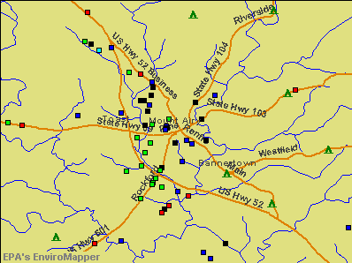Mount Airy North Carolina Nc 27030 Profile Population Maps