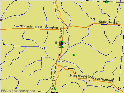 Bremen, Ohio environmental map by EPA
