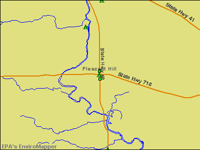 Pleasant Hill, Ohio environmental map by EPA