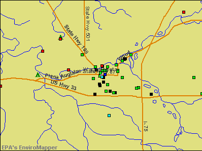 Wapakoneta, Ohio environmental map by EPA