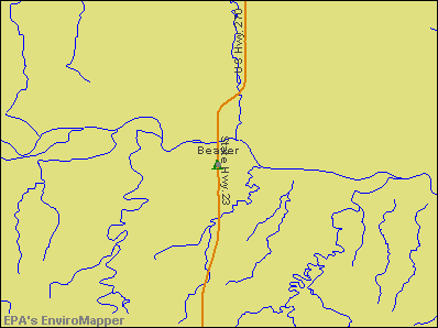 Beaver, Oklahoma environmental map by EPA