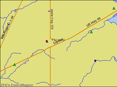 Fairland, Oklahoma environmental map by EPA