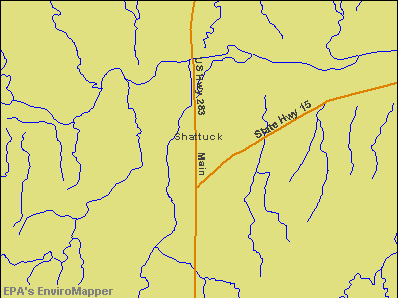 Shattuck, Oklahoma environmental map by EPA