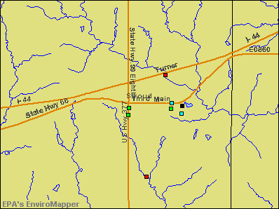 Stroud, Oklahoma environmental map by EPA