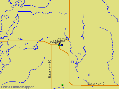 Temple, Oklahoma environmental map by EPA