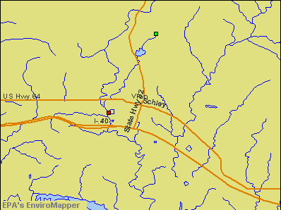 Vian, Oklahoma environmental map by EPA
