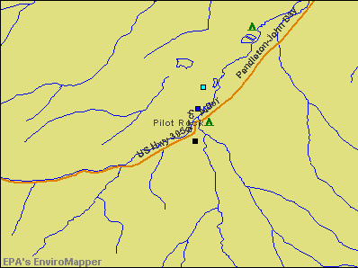 Pilot Rock, Oregon environmental map by EPA