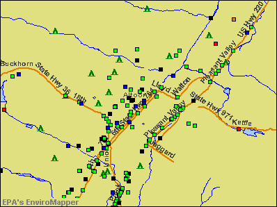 Altoona, Pennsylvania environmental map by EPA