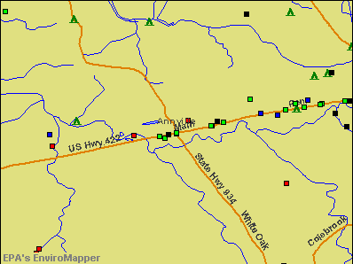 Annville, Pennsylvania environmental map by EPA