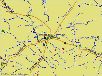 Cambridge Springs, Pennsylvania environmental map by EPA