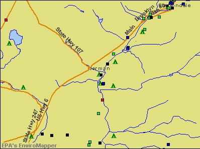 Jermyn, Pennsylvania environmental map by EPA