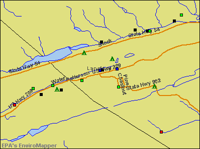 Lansford, Pennsylvania environmental map by EPA