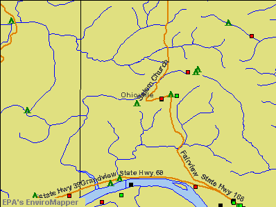 Ohioville, Pennsylvania environmental map by EPA