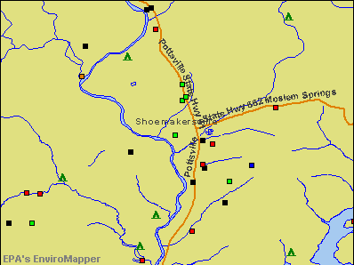 Shoemakersville, Pennsylvania environmental map by EPA