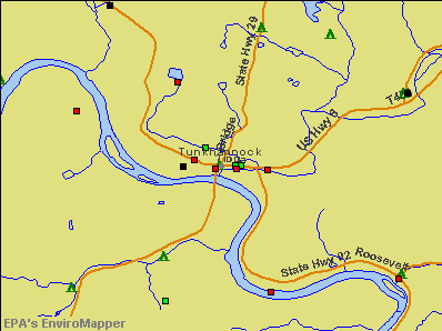 Tunkhannock, Pennsylvania environmental map by EPA