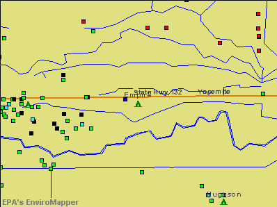 Empire, California environmental map by EPA