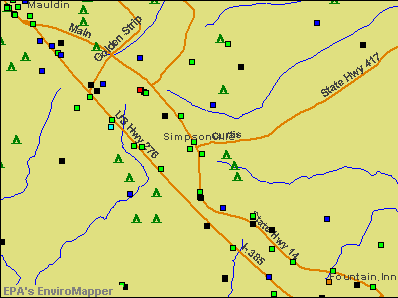 28 Simpsonville South Carolina Map - Maps Online For You