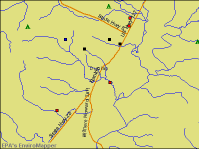 Dunlap, Tennessee environmental map by EPA