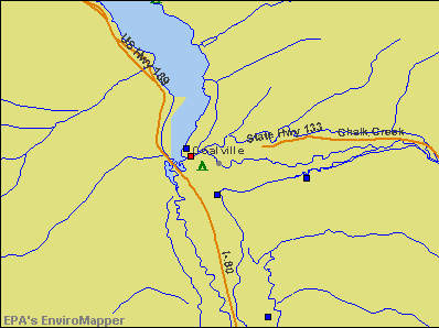 Coalville, Utah environmental map by EPA