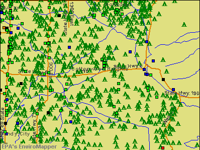 Cottonwood Heights, Utah environmental map by EPA