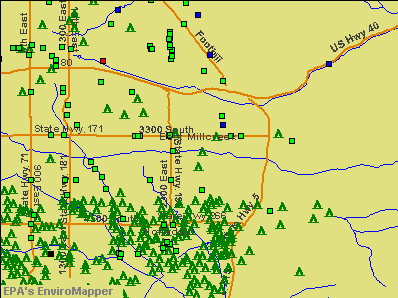 East Millcreek, Utah environmental map by EPA
