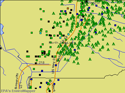 North Salt Lake, Utah environmental map by EPA
