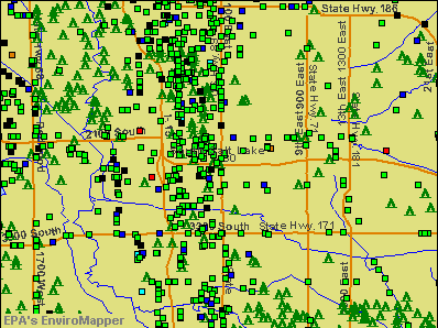 South Salt Lake, Utah environmental map by EPA