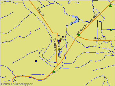 Wellsville, Utah environmental map by EPA