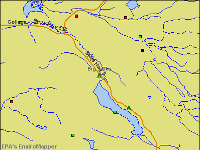 Big Lake, Washington environmental map by EPA